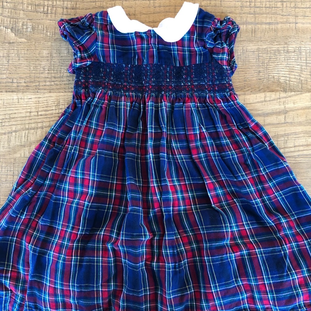 Jojo Maman Bebe Plaid Dress, Size 18-24 Mo